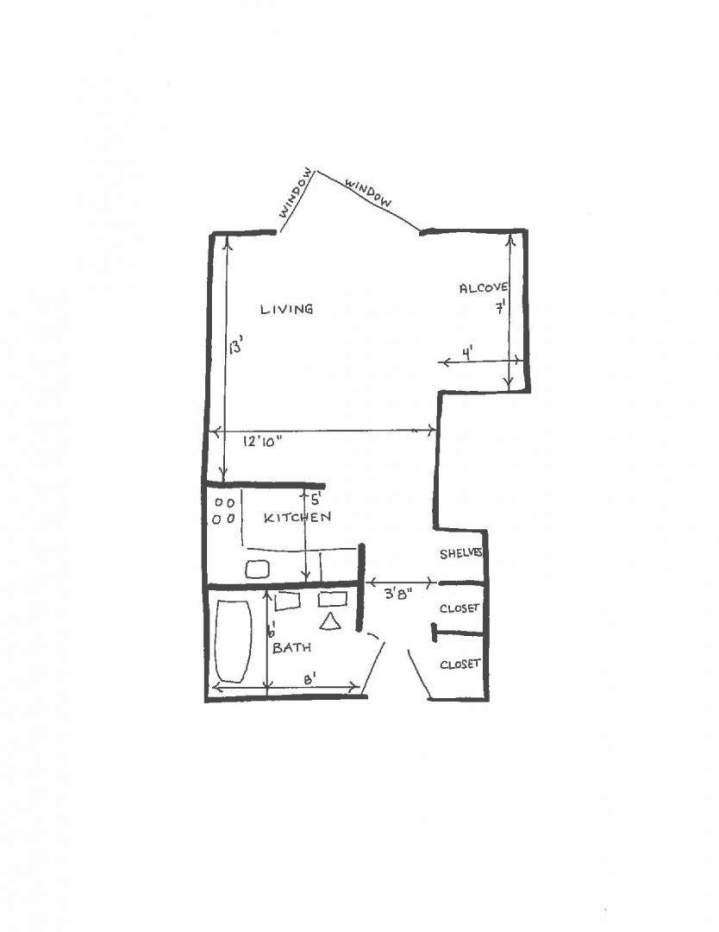 Bachelor suite plan Scarborough