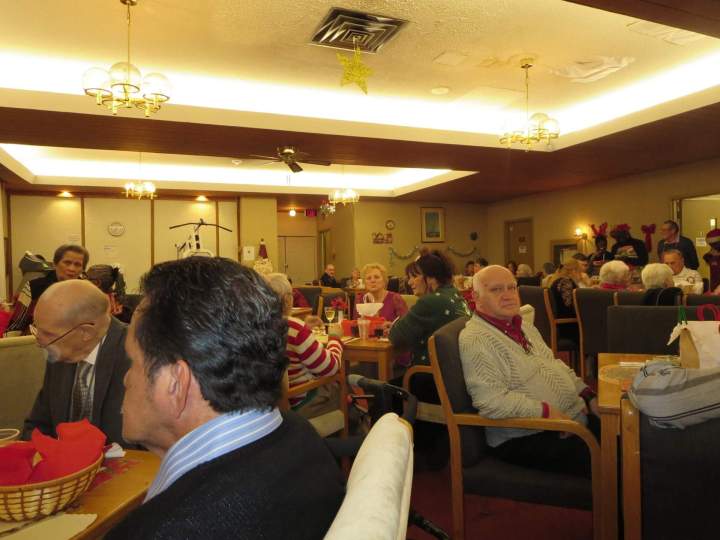 Friendly moments between seniors Scarborough